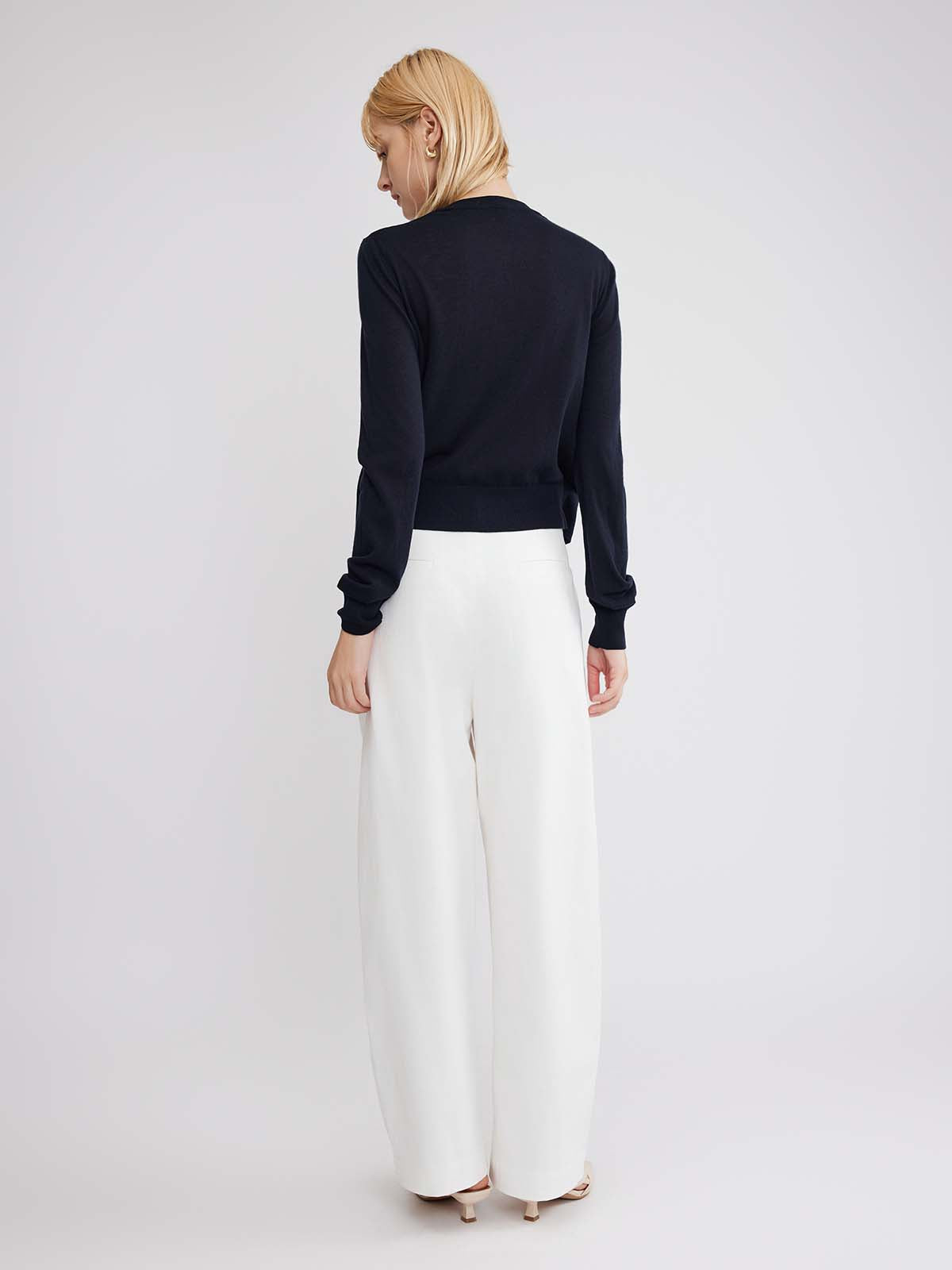 ASOBIO Layered Look Knit Cardigan