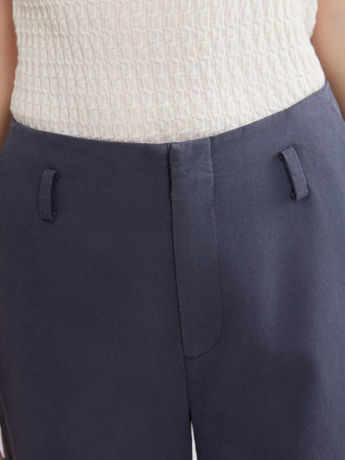 ASOBIO Twill Straight-Leg Pant