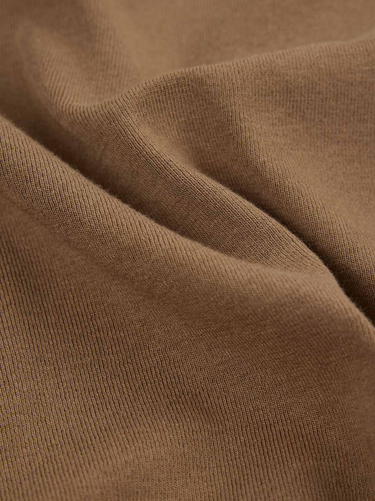 ASOBIO Wool Blend Short-Sleeve Top