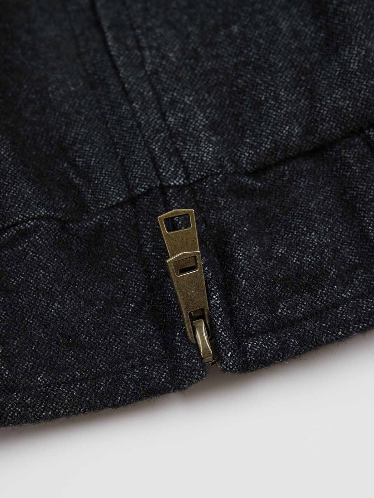 ASOBIO Wool-Blend Denim Trucker Jacket