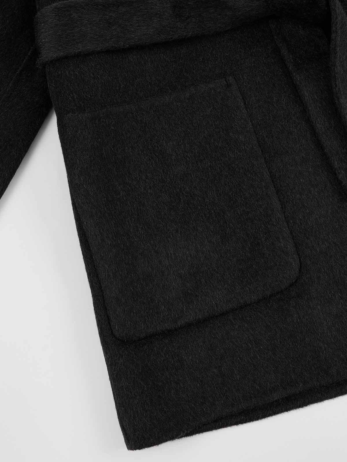 ASOBIO Double-Faced Wool-Blend Coat