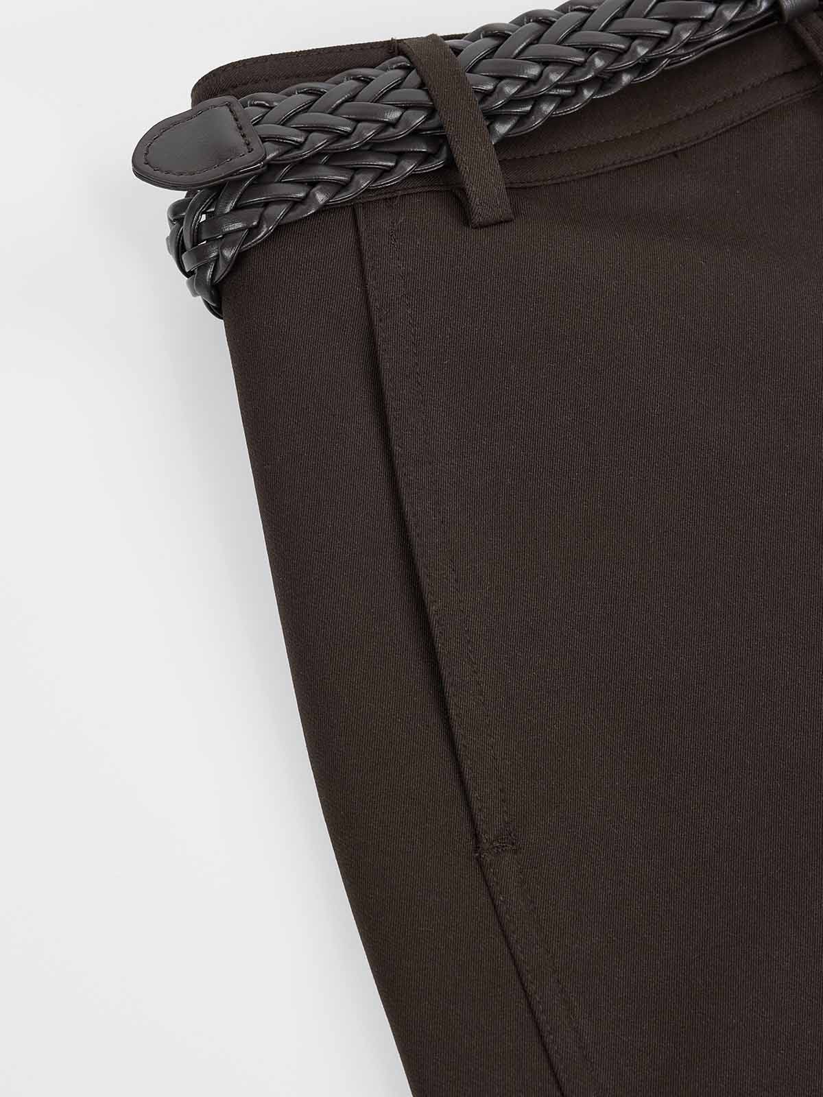 ASOBIO Mid-High Waist Barrel Pant