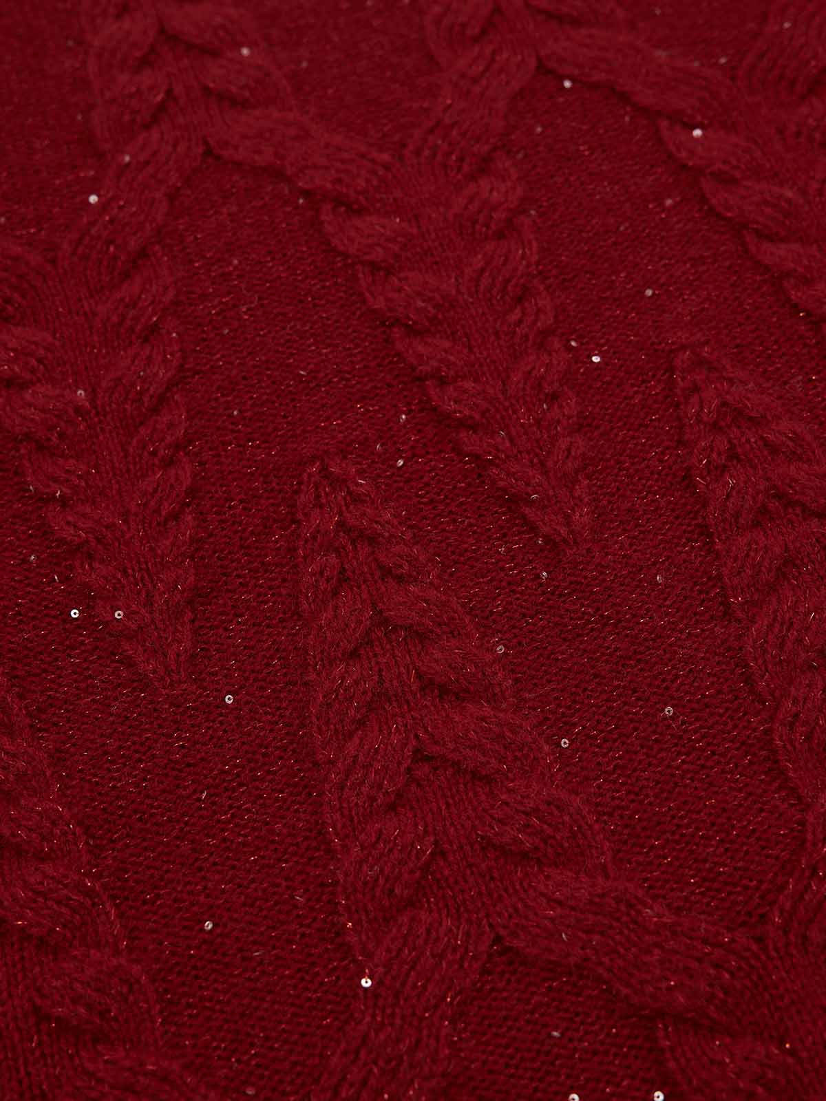 ASOBIO 100% Wool Turtleneck Pullover Sweater