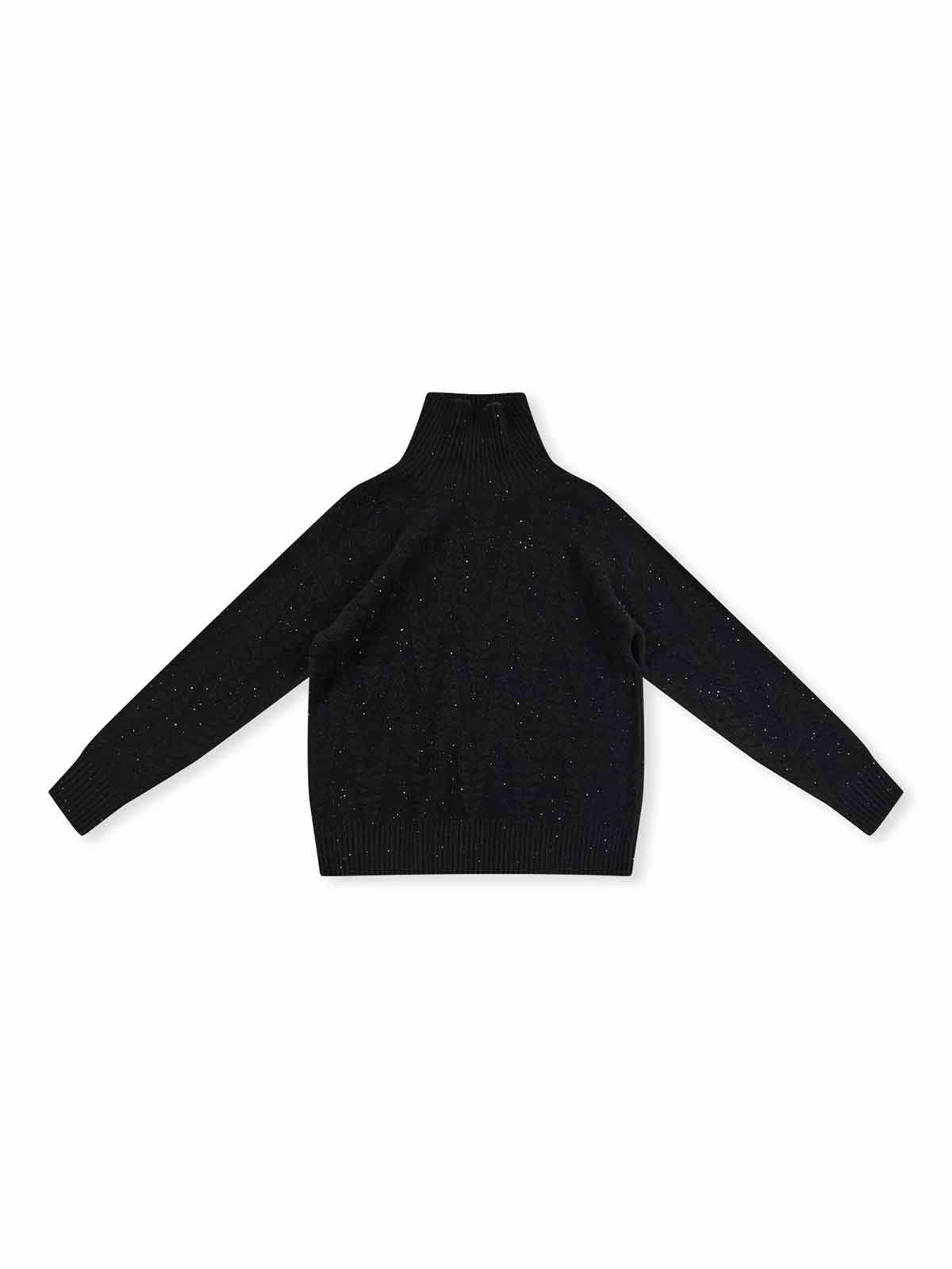 ASOBIO 100% Wool Turtleneck Pullover Sweater