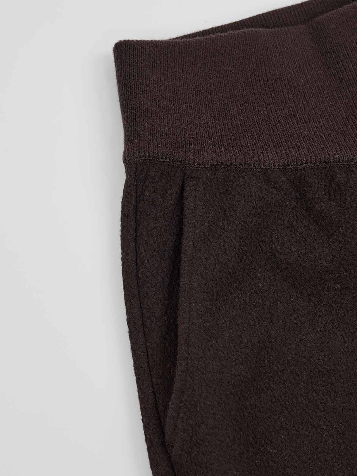 ASOBIO Wool-Blend High-Waist Wide-Leg Pant