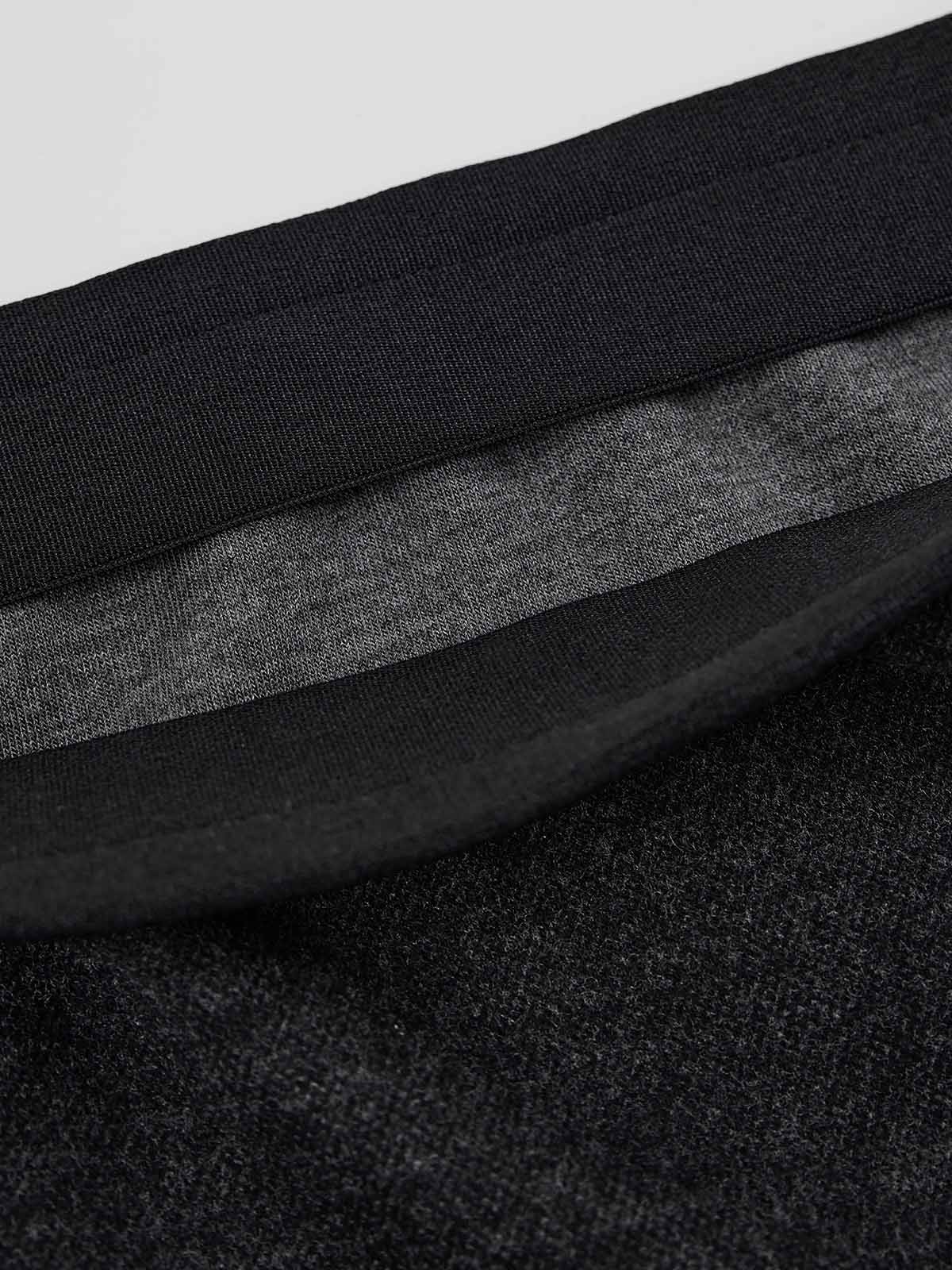 ASOBIO Cashmere-Blend A-Line Maxi Skirt