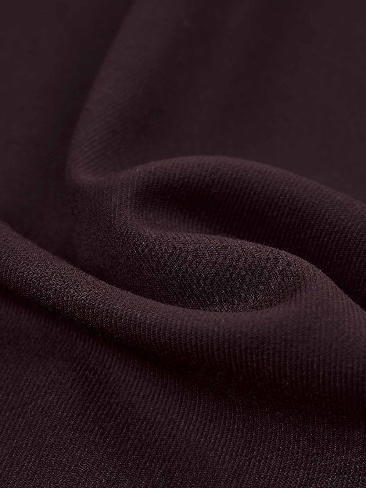 ASOBIO Wool-Blend Straight Maxi Skirt