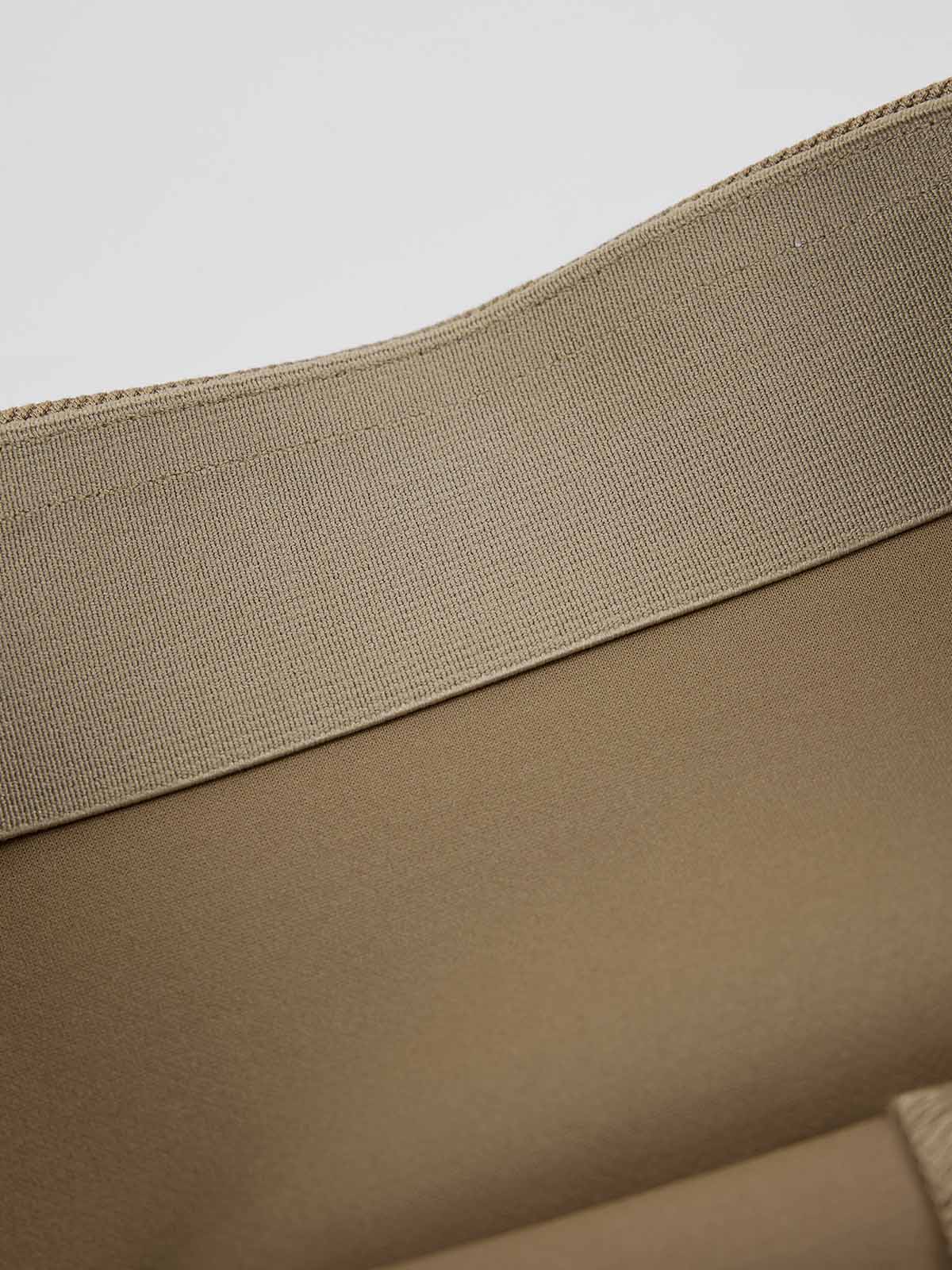 ASOBIO Wool-Blend Straight Maxi Skirt