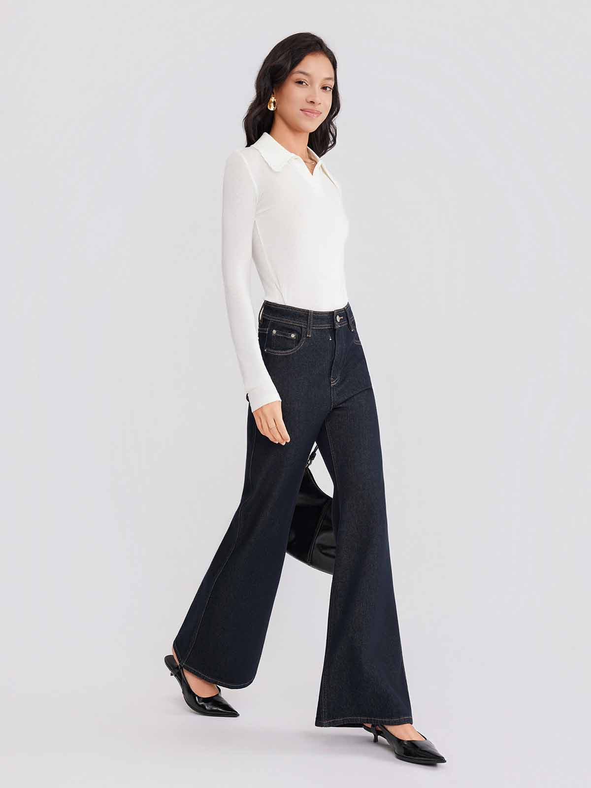 ASOBIO Tencel Wool Polo Shirt