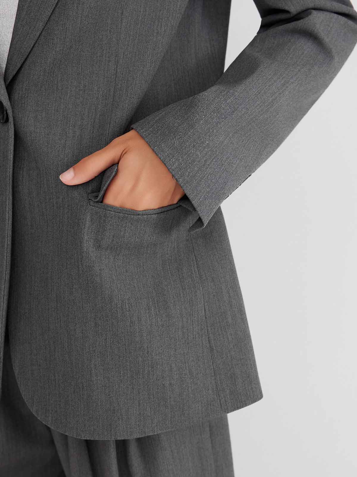 ASOBIO Wool Blend Blazer