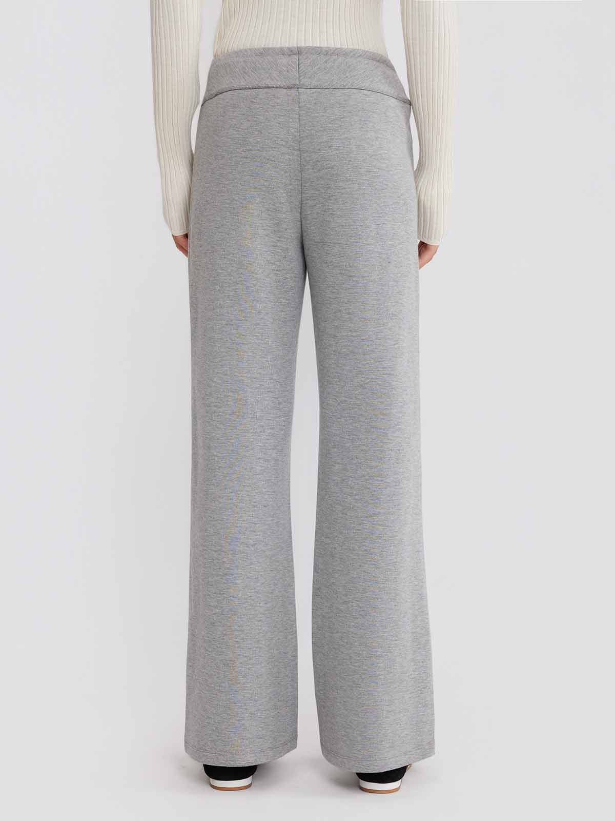 ASOBIO Wide-Leg Pull-On Sweatpants