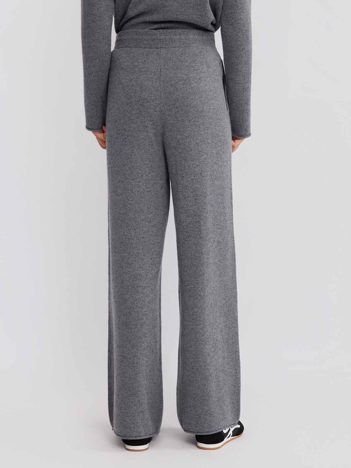 ASOBIO Wool-Cashmere Knit Pants