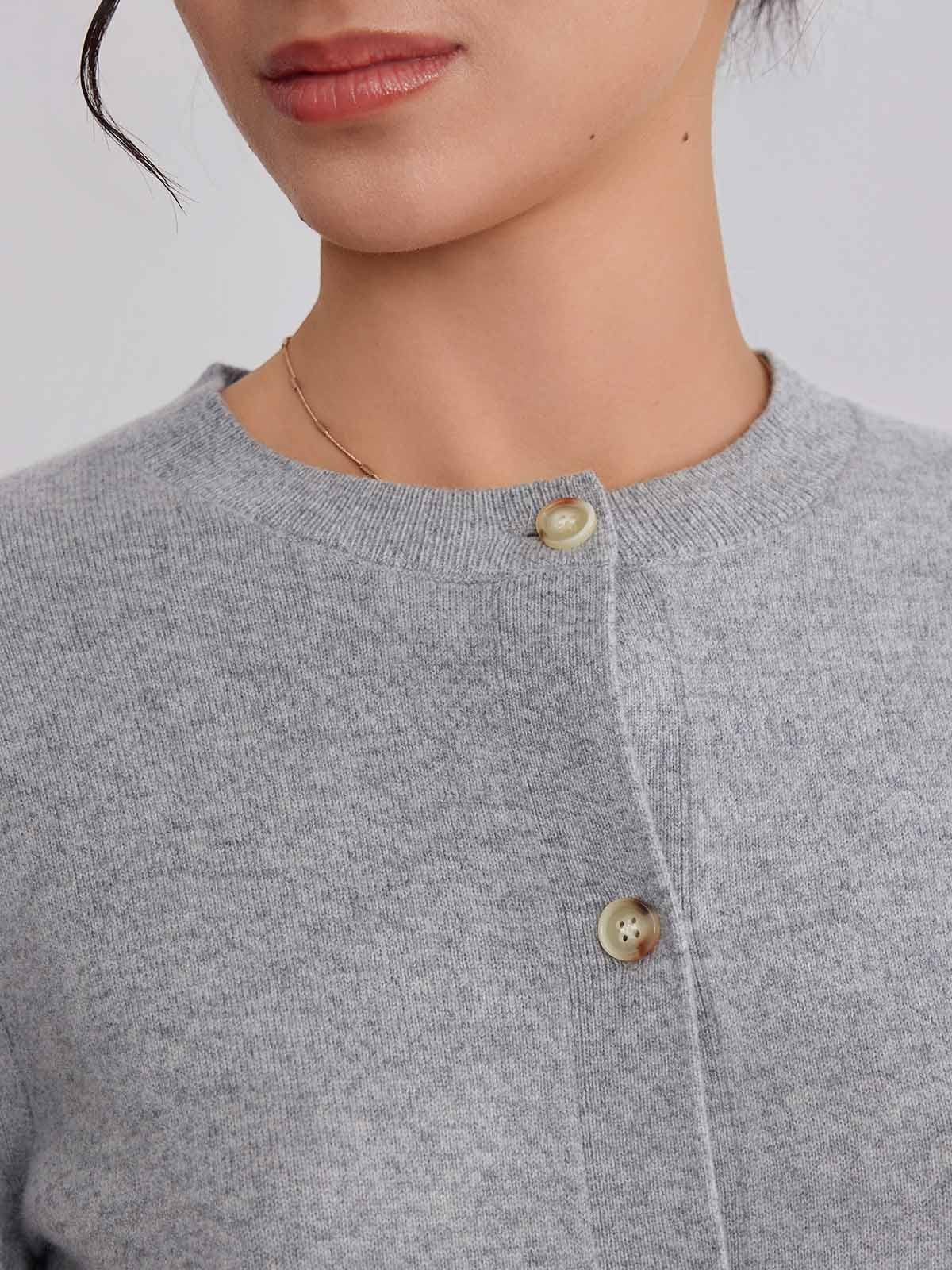 ASOBIO Wool-Cashmere Cardigan