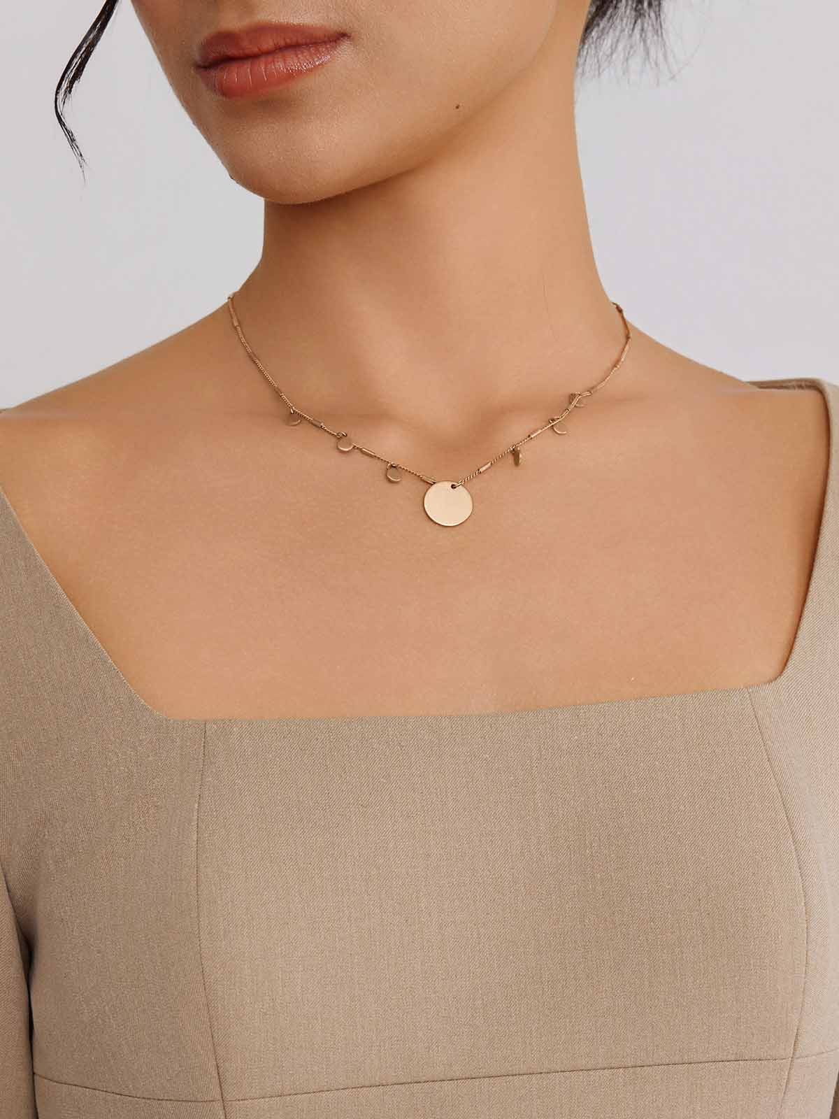 ASOBIO Twill Square-Neck Mini Dress