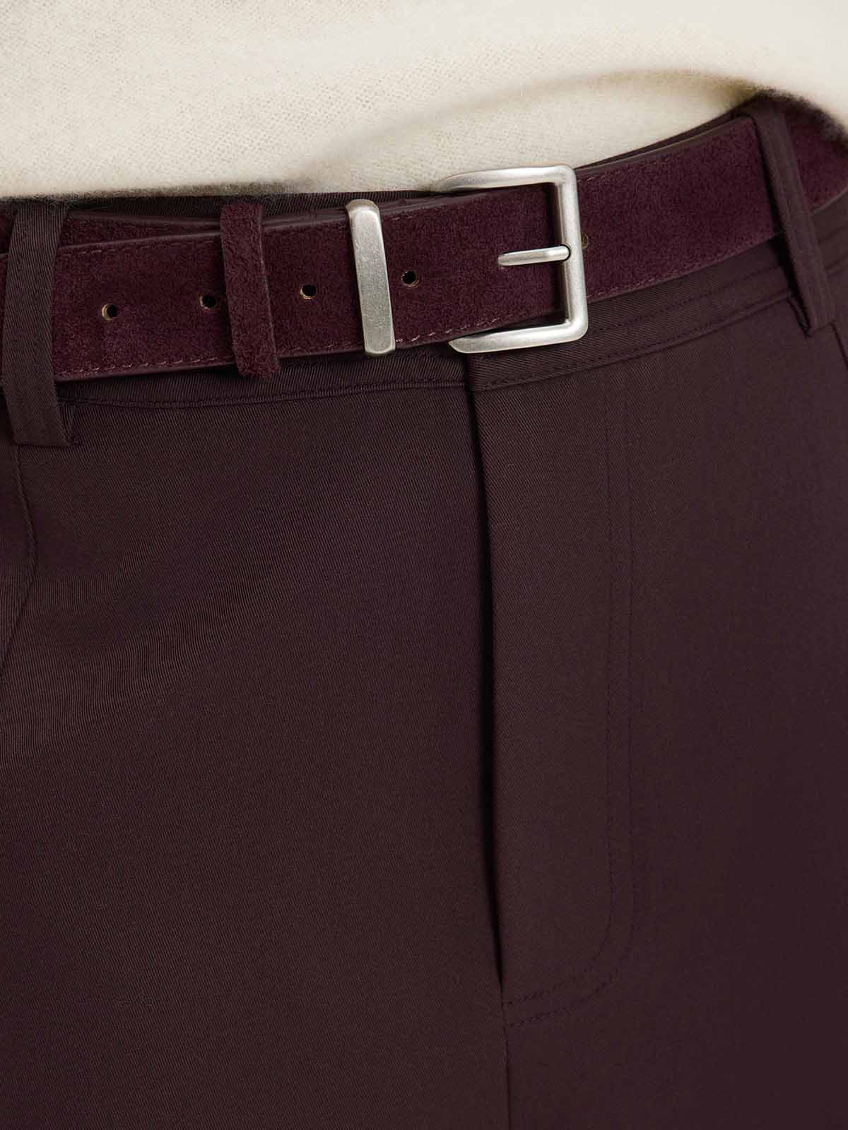 ASOBIO Wide-Leg Cropped Trousers