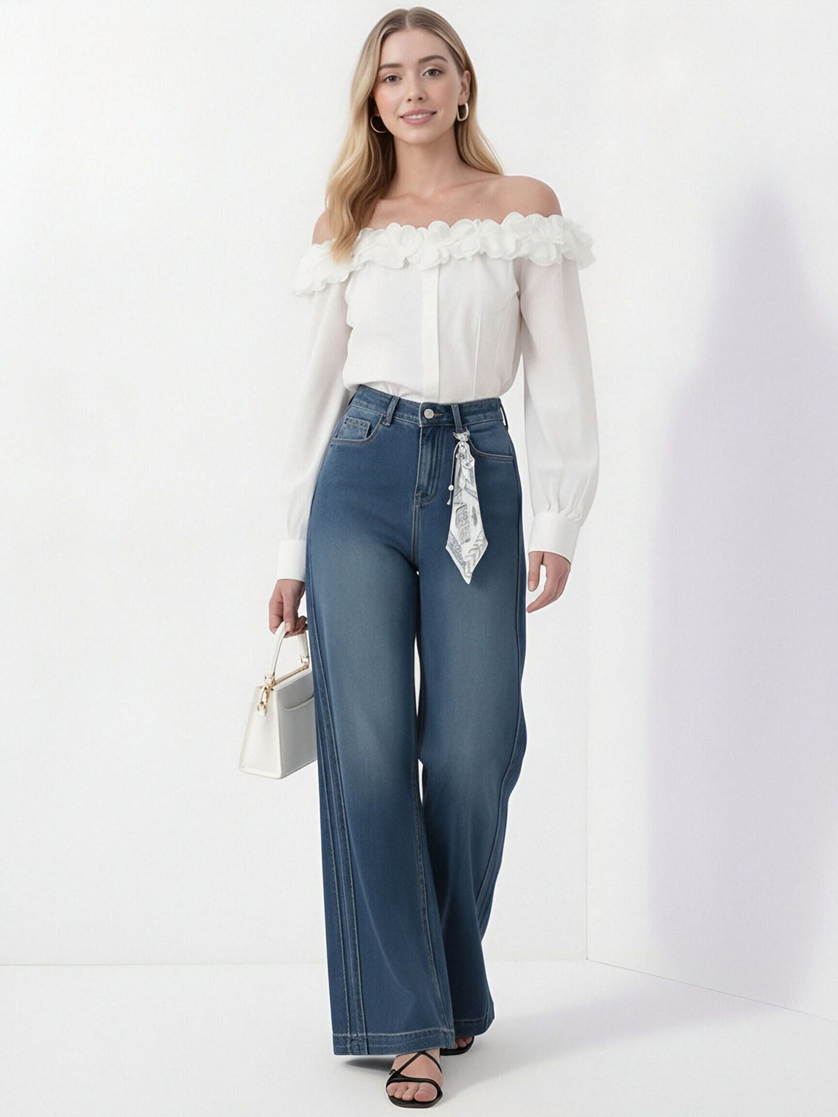 ASOBIO High-Rise Retro Flare Pant