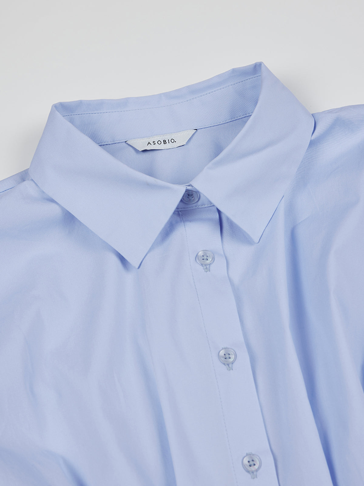 Button-Front Pleated Midi Shirt Dress