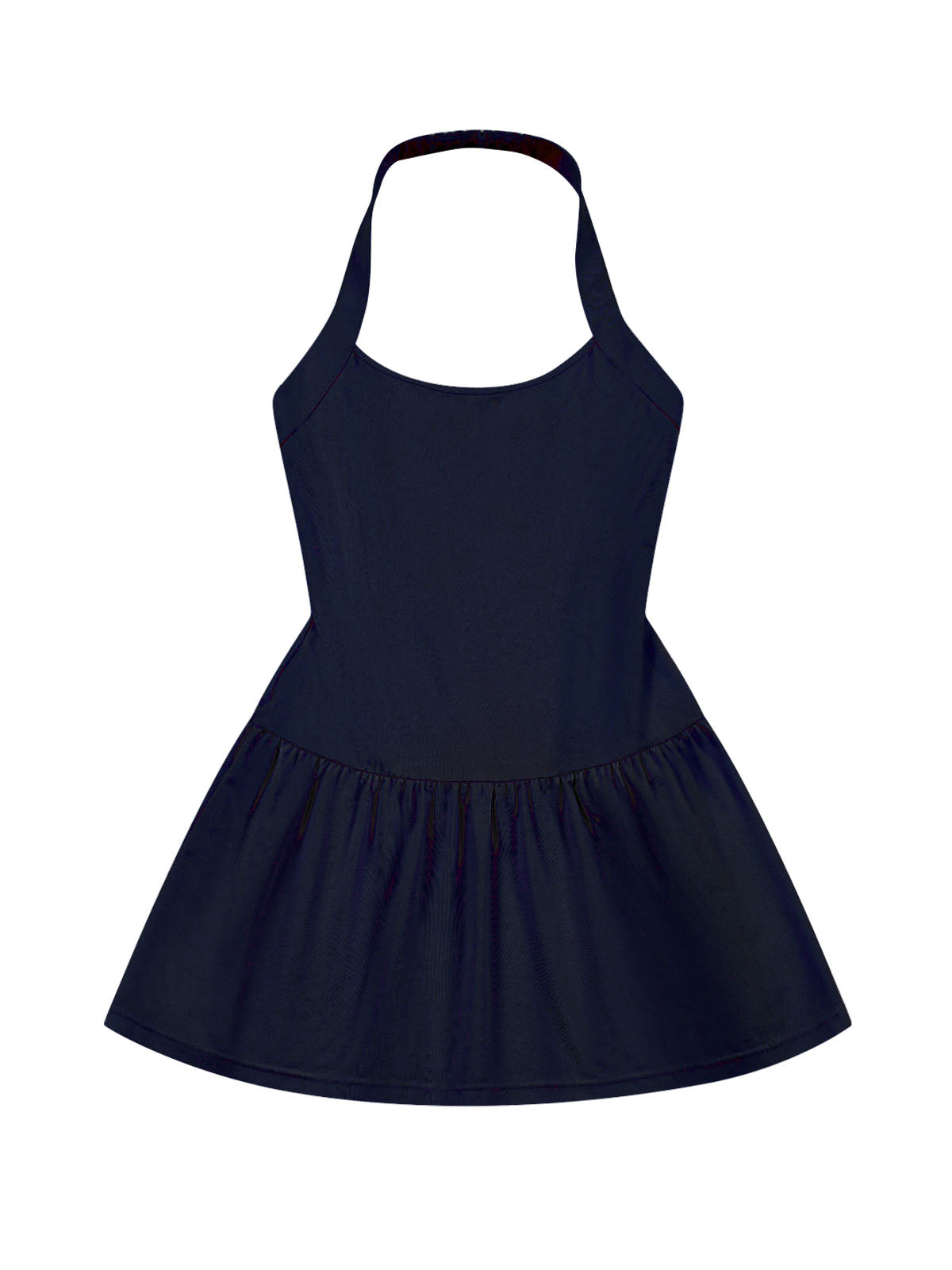 Drapey Mini Halter Dress