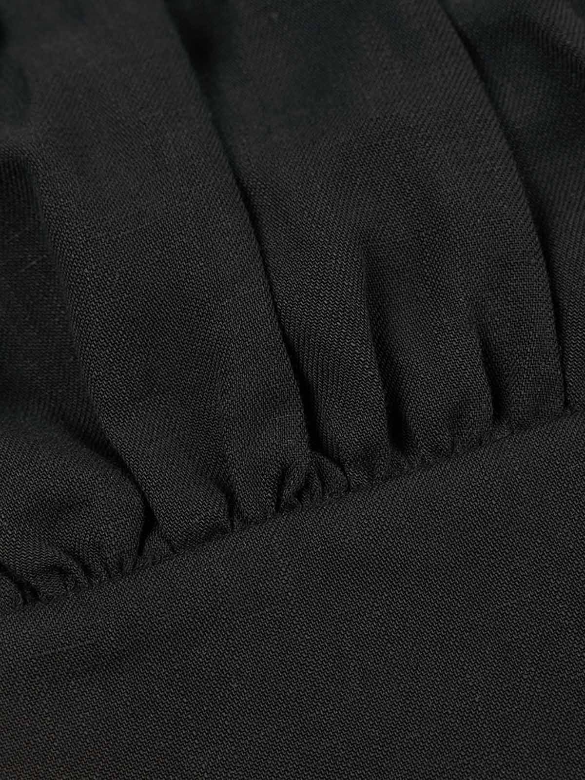 Smocked Square-Neck Top