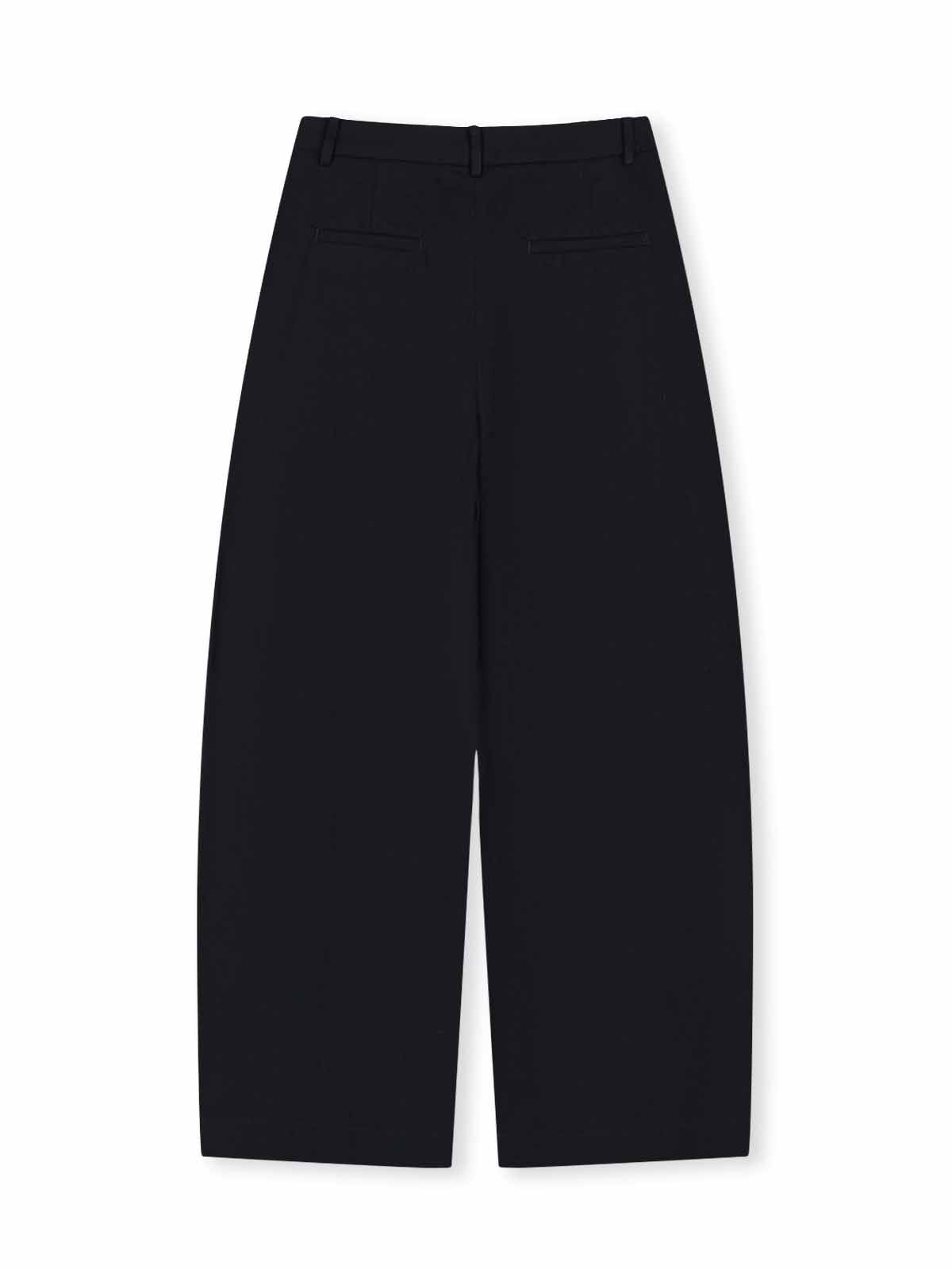 ASOBIO 100% Cotton Barrel-Leg Pants