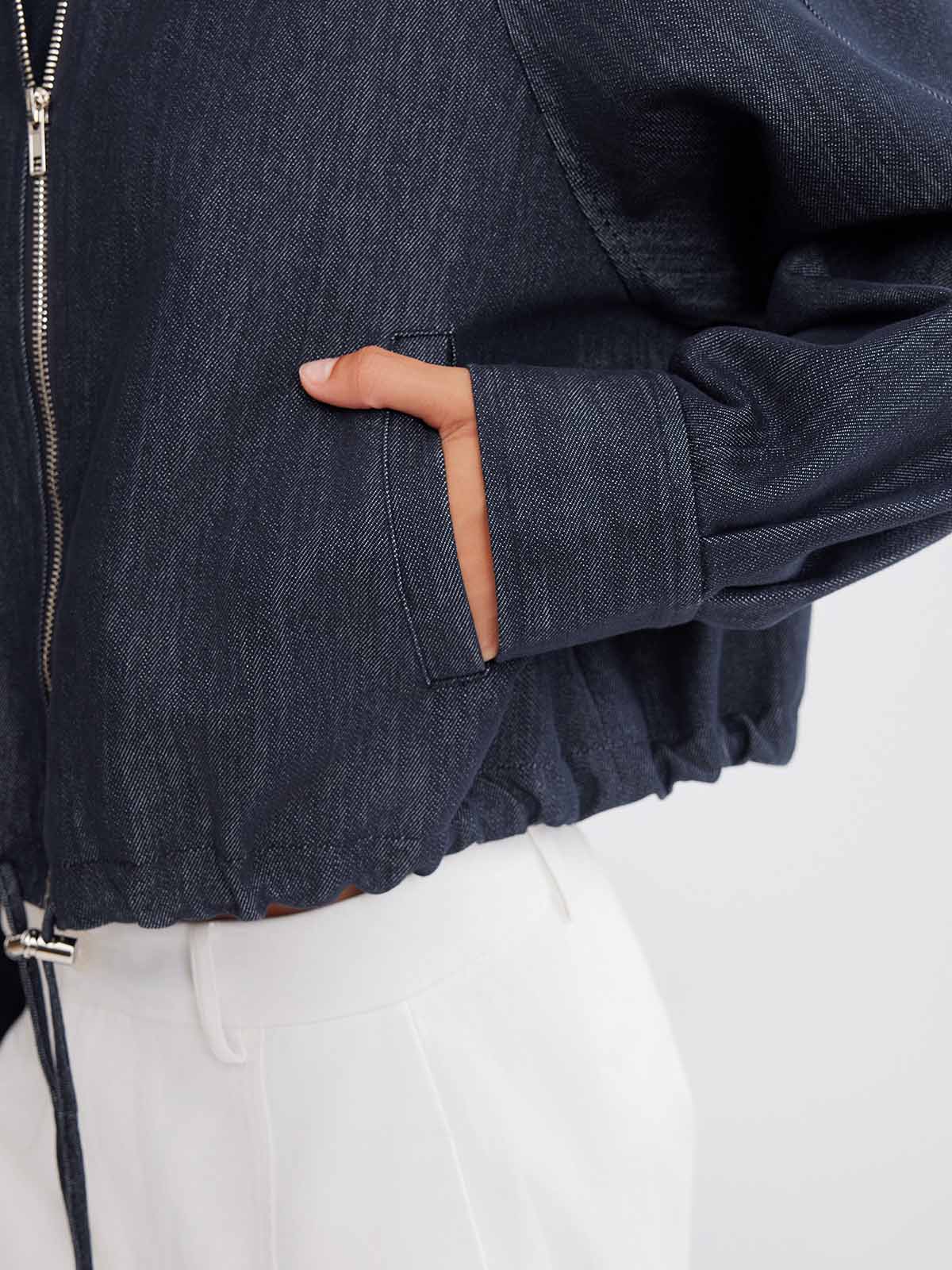 ASOBIO Cotton Denim Utility Jacket