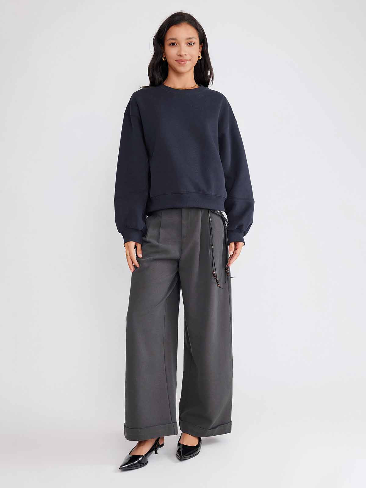 ASOBIO Cotton Blend Sweatshirt