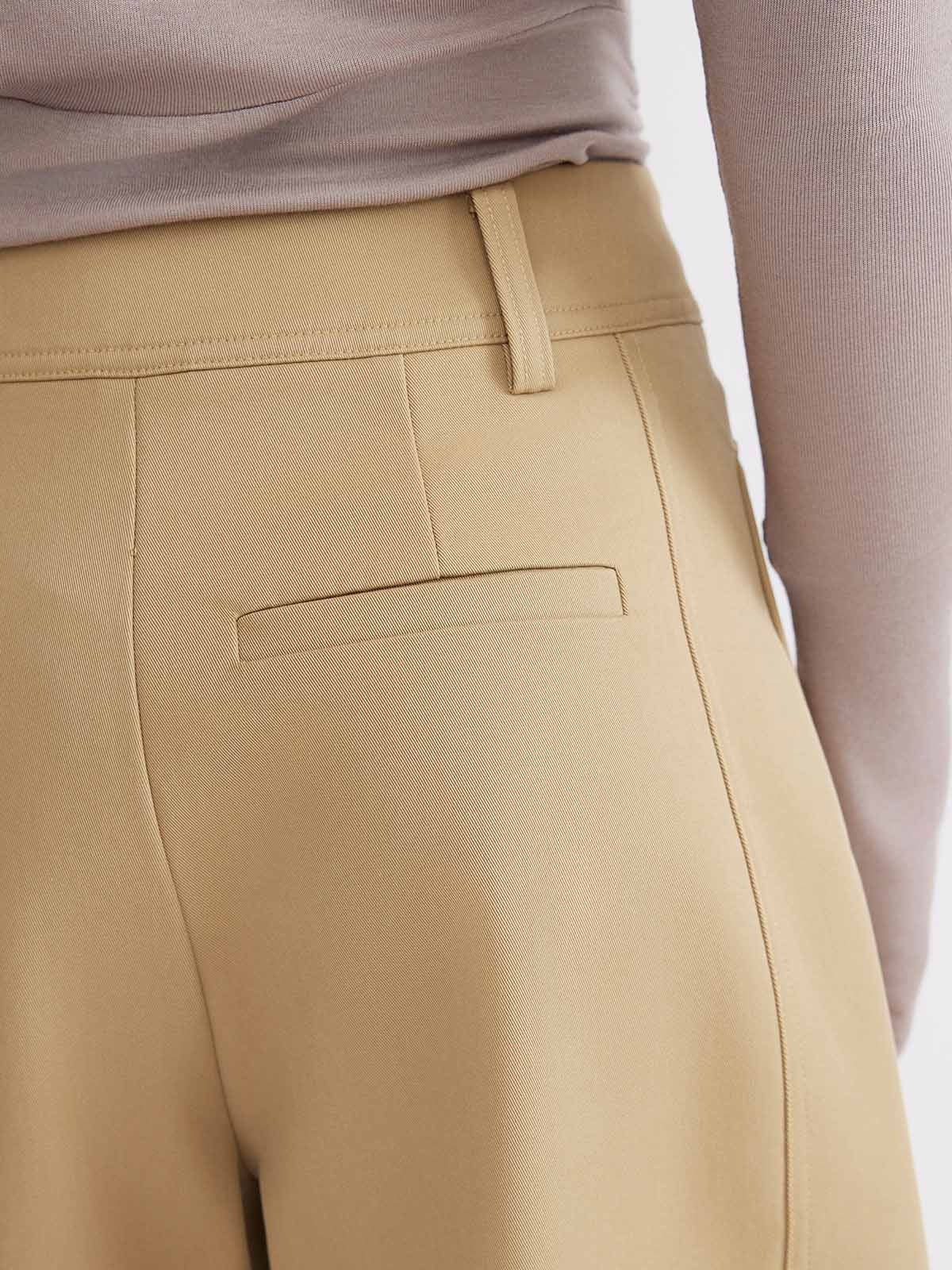 ASOBIO Wide-Leg Cropped Trousers