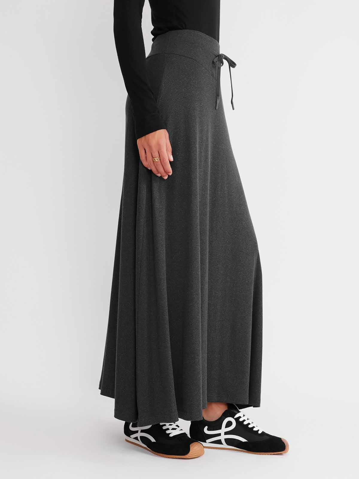 ASOBIO Second Skin Knit Maxi Skirt
