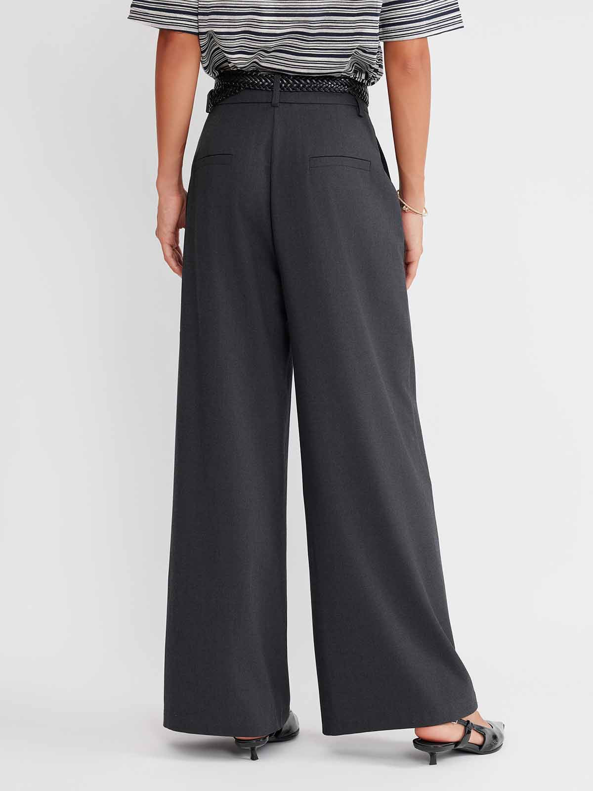 ASOBIO Belted Straight-Leg Trousers