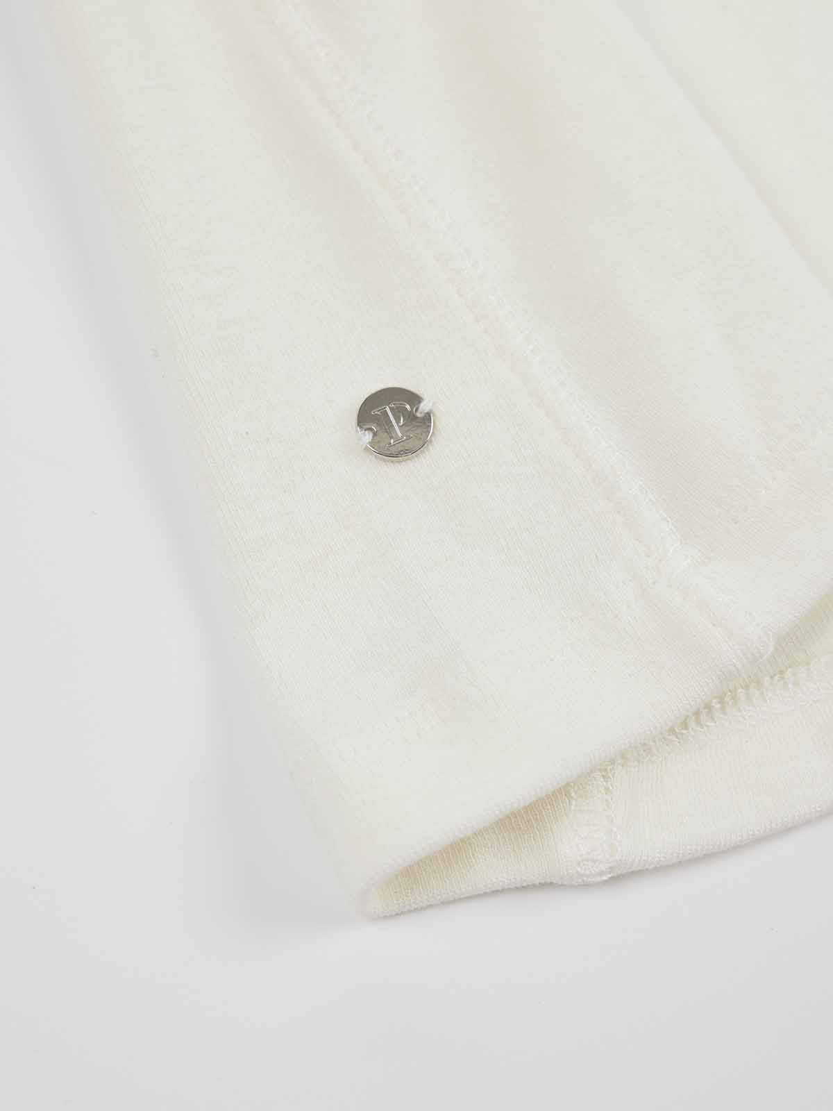 ASOBIO Wool Blend Short-Sleeve Top