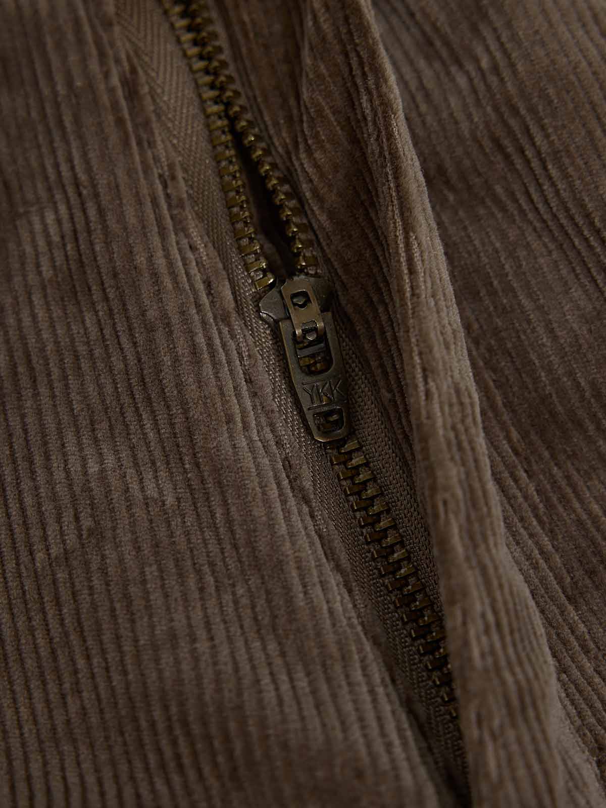 ASOBIO Corduroy Straight-Leg Cropped Pants