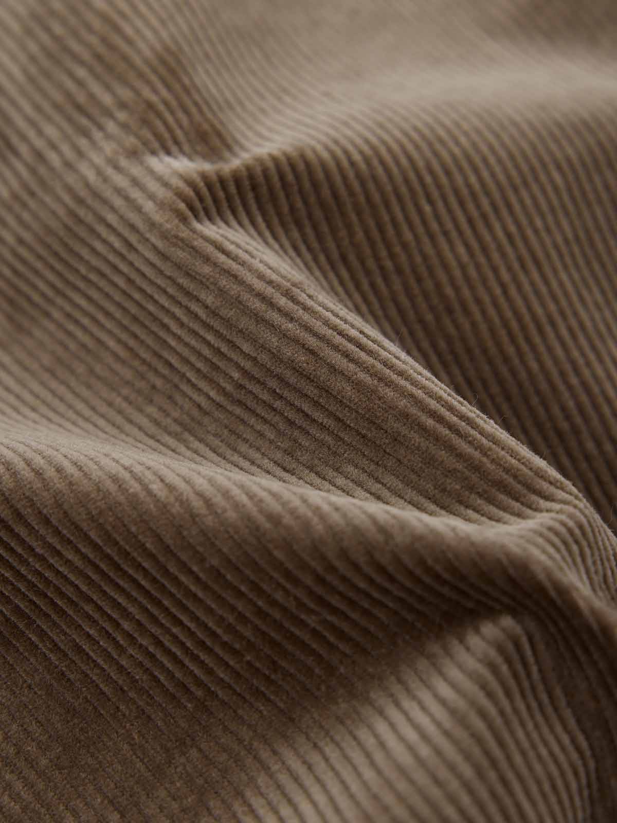 ASOBIO Corduroy Straight-Leg Cropped Pants