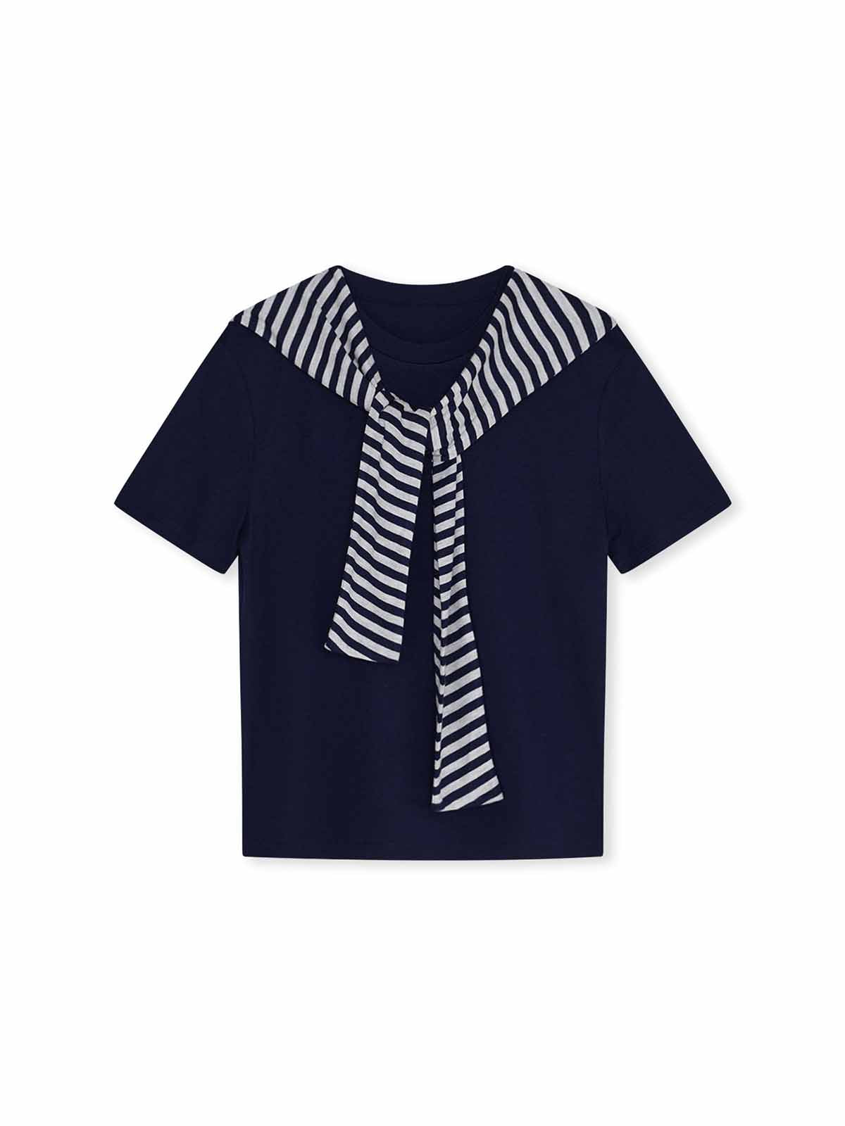 ASOBIO Wool Blend Knit Tee