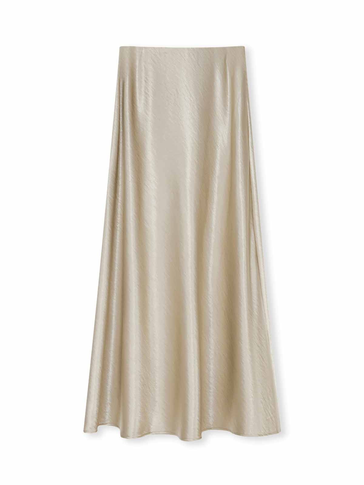ASOBIO Satin Maxi Skirt