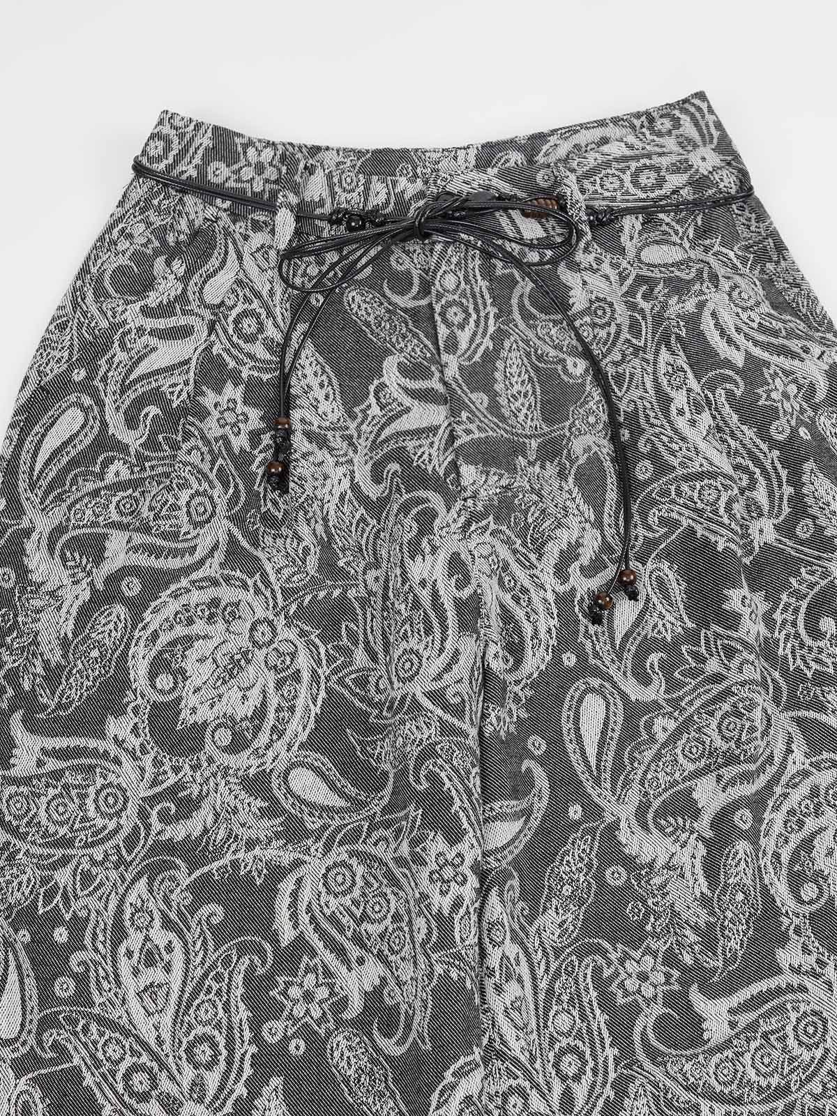 ASOBIO Paisley Print Pants