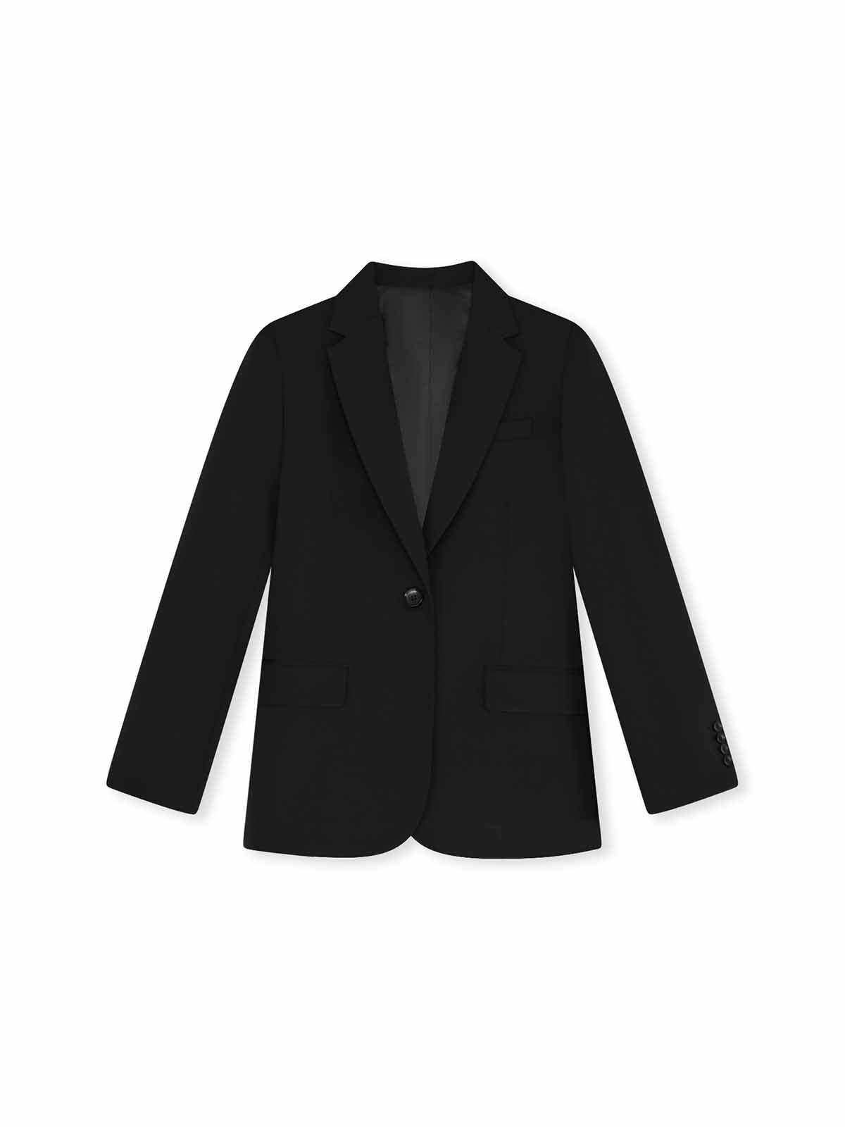 ASOBIO Wool Blend Blazer