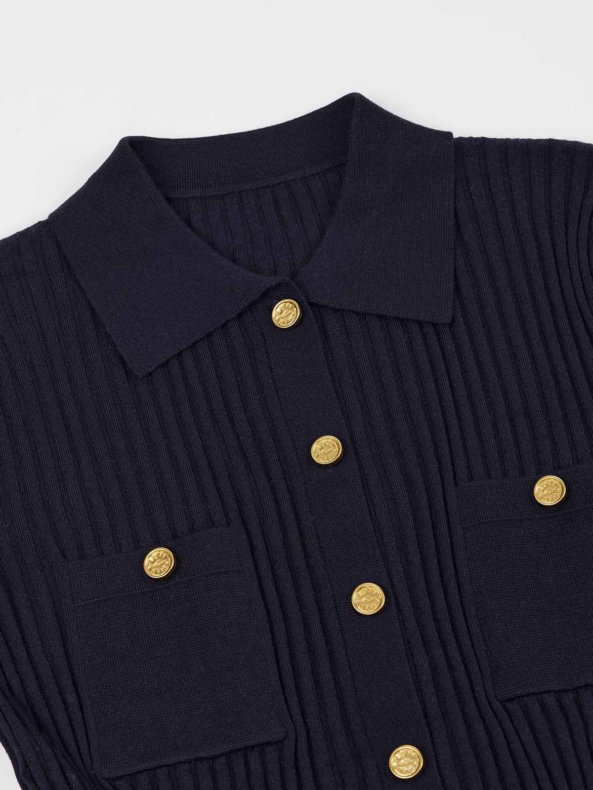 ASOBIO Ribbed Wool-Blend Cardigan