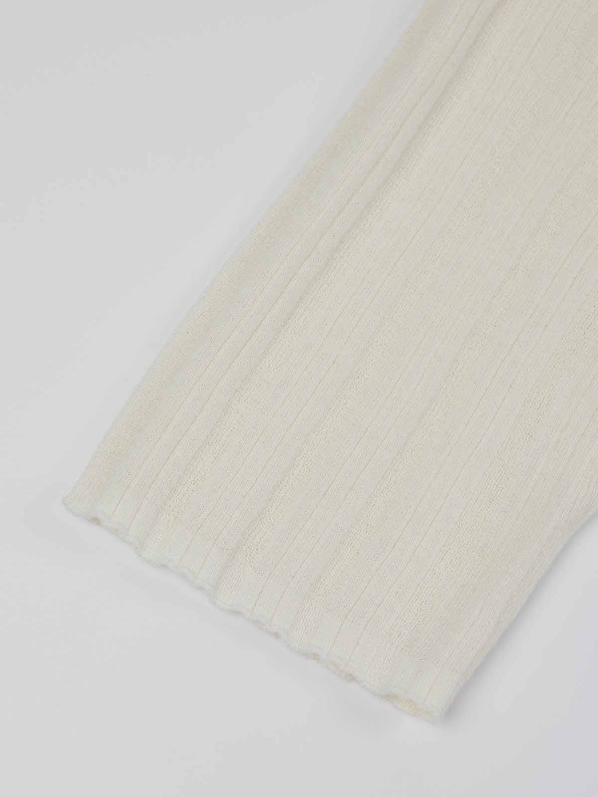 ASOBIO 100% Wool Ribbed Pullover Sweater