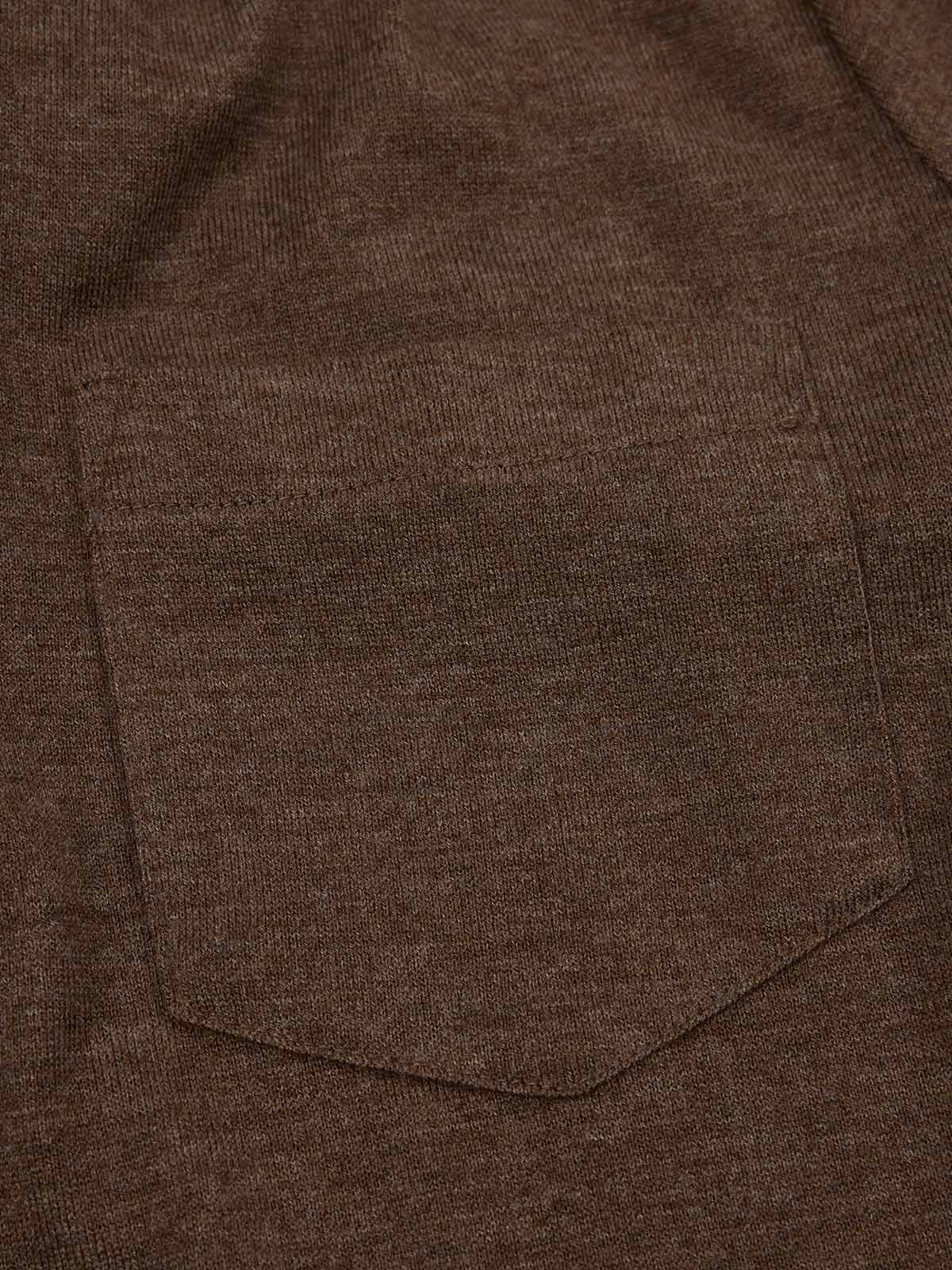 ASOBIO Wool-Blend Shirt with Shoulder Panel