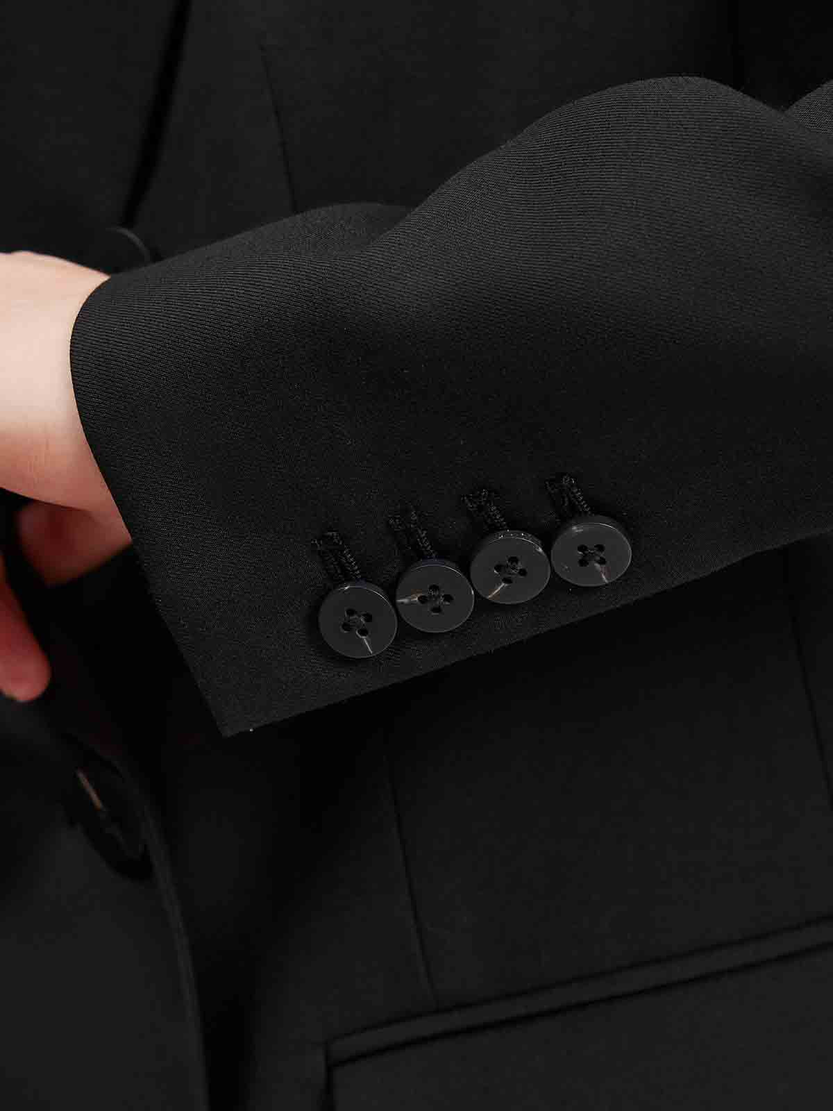 ASOBIO Slim Double-Breasted Blazer