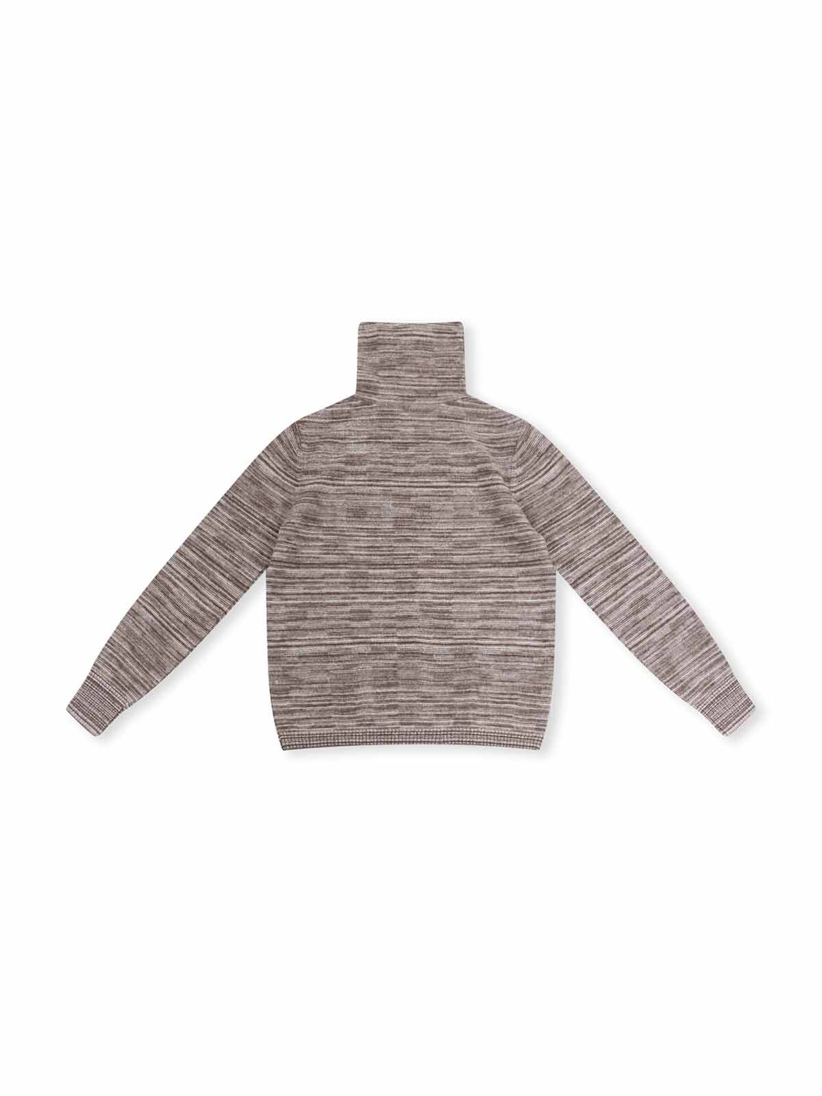 ASOBIO Yak Wool Blend Mélange Pullover Sweater