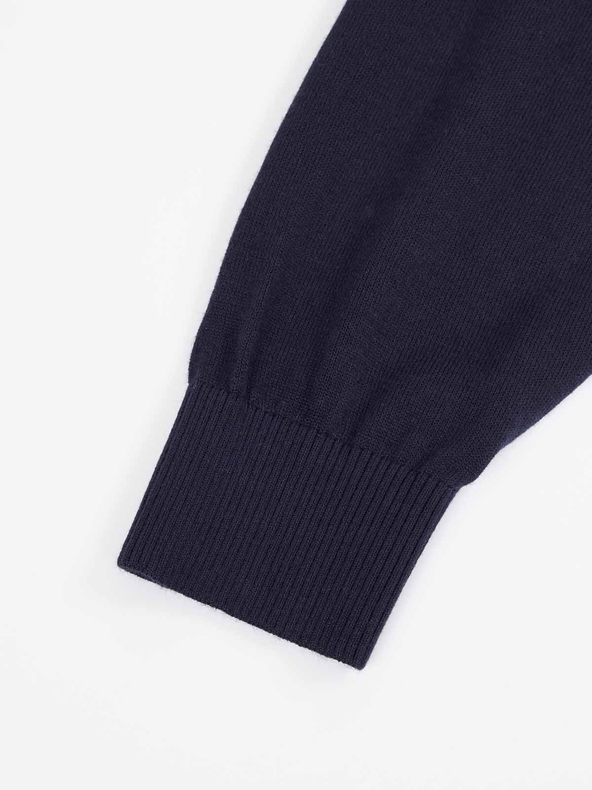 ASOBIO Wool Blend Ruffled Pullover Sweater