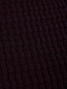 ASOBIO 100% Wool Textured Mockneck Top