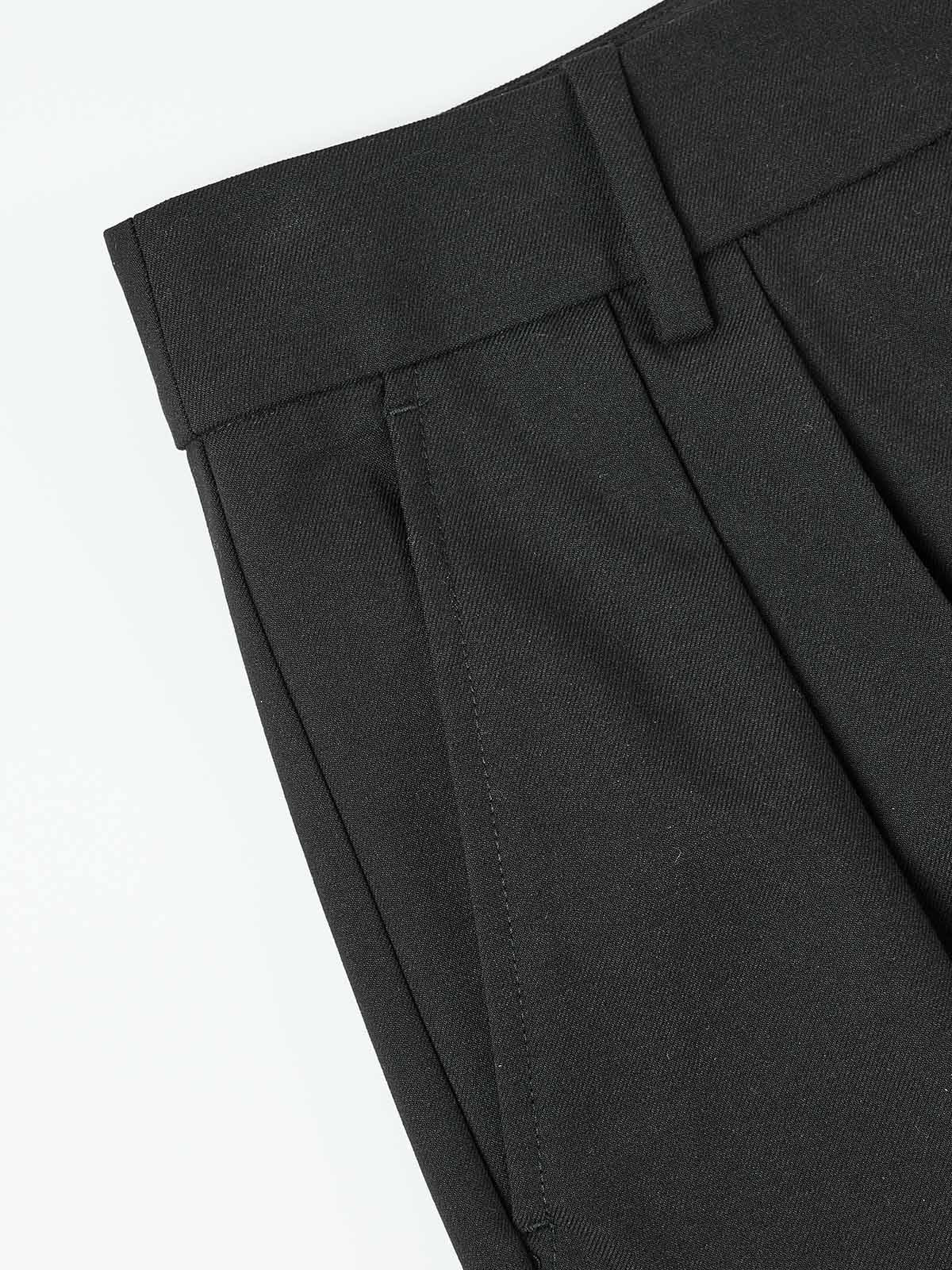 ASOBIO Relaxed Fit Straight-Leg Wool Blend Trousers