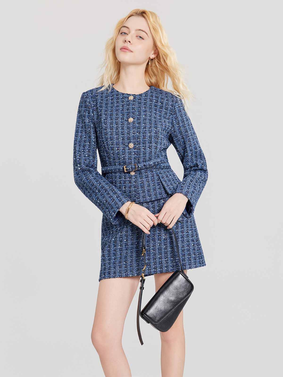 ASOBIO Tweed Cropped Jacket